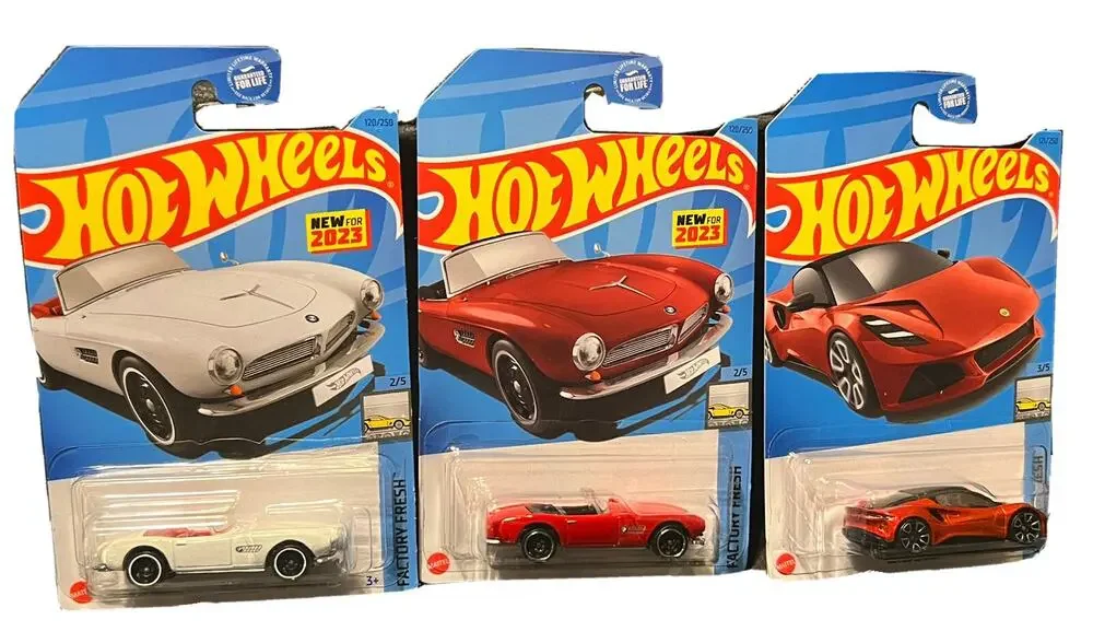 Hot Wheels BMW Lot 507 New Model White Red Lotus Emira Factory Fresh 120￼￼￼ 121